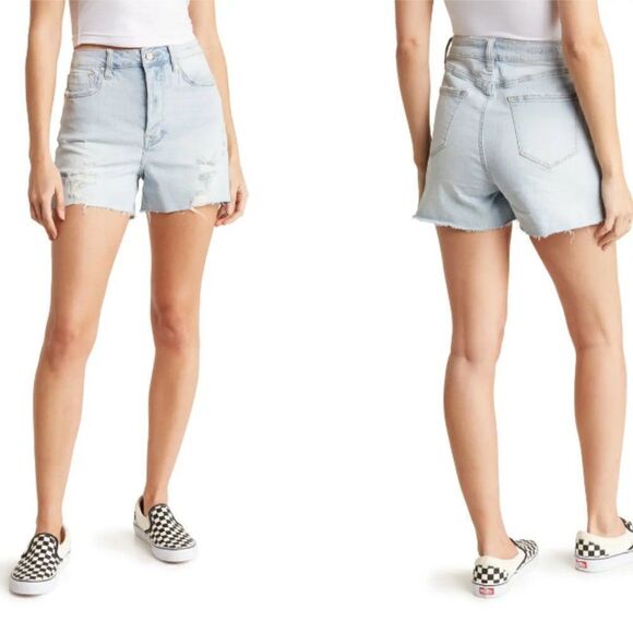 Vigoss Shorts Denim Ace High Rise Distressed 29 NWT - Picture 1 of 7